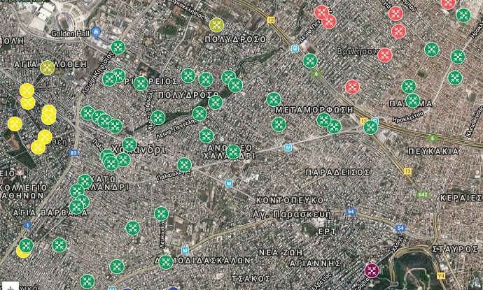 xwroi katafyghs xalandri